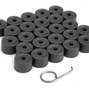 Kit de caches écrous d'origine Golf Passat Polo Touran (25 pièces) - 1K06011739B9 - pièces origine VW