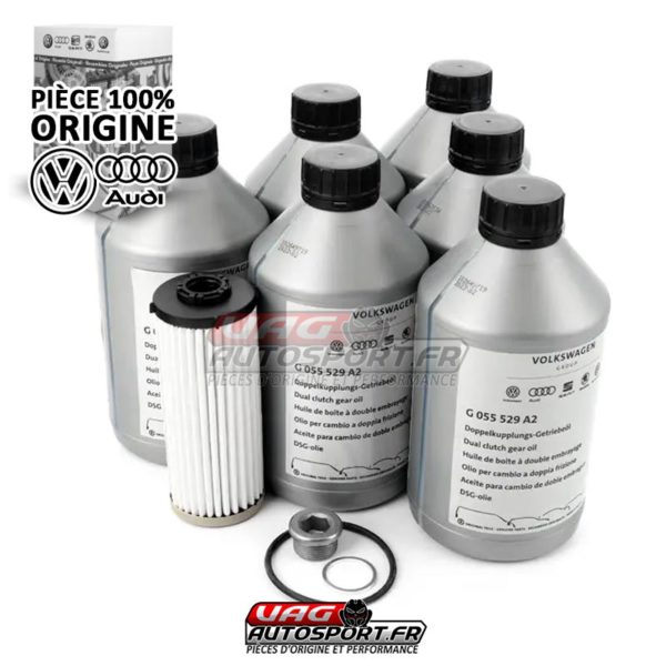 Kit Vidange DSG7 DQ380/381 - Huile + Filtre + joint + bouchon - 100% origine VW/AUDI