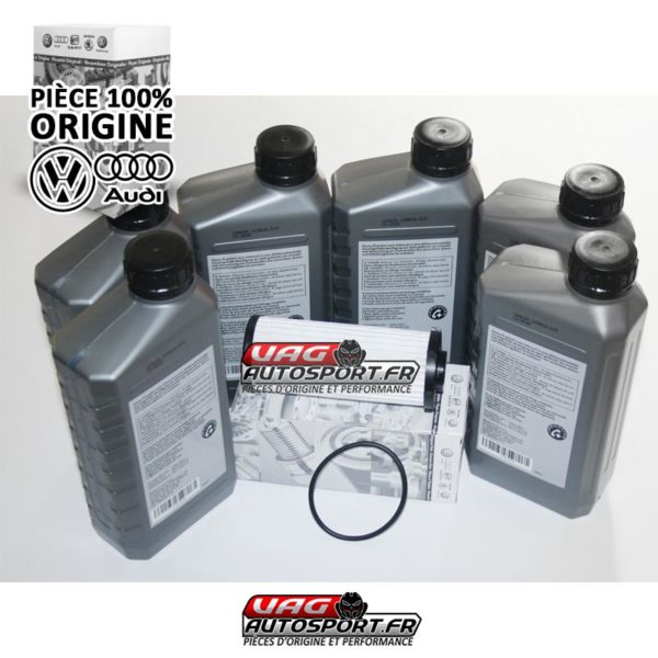 Kit vidange boite de vitesses DSG / STRONIC - Huile et Filtre - DQ500 & DQ400E - Pièces origine VW/AUDI