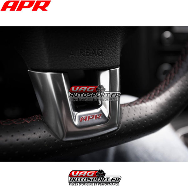 Insert de volant en alu brossé - VW GOLF MK6 - APR - MS100088 – Image 2