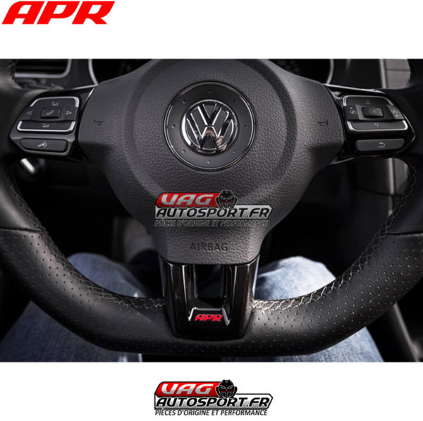 Insert de volant noir - VW GOLF MK6 - APR - MS100087 – Image 2