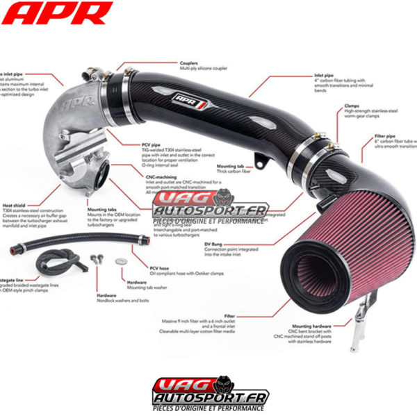 Kit d'admission APR Audi TTRS 8S / RS3 8V - 2.5 TFSI EVO 400cv - CI100038-A – Image 10