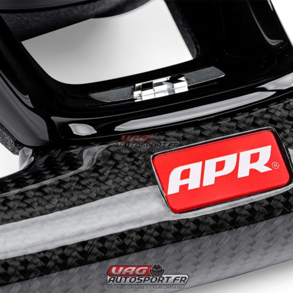 Volant carbone/cuir perforé/surpiqûres grises pour VW Golf 7R MS100202 (boite DSG) – Image 3