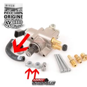 Durite de carburant pour pompe haute pression et colliers - 2.0 TFSI EA113 - Pièce origine VW