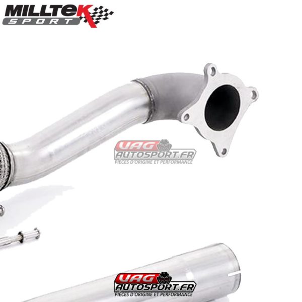 Descente de Turbo moulée avec Cata Sport Hi-Flow HJS 200 CPSI -  SSXAU312 - MilltekSport – Image 3