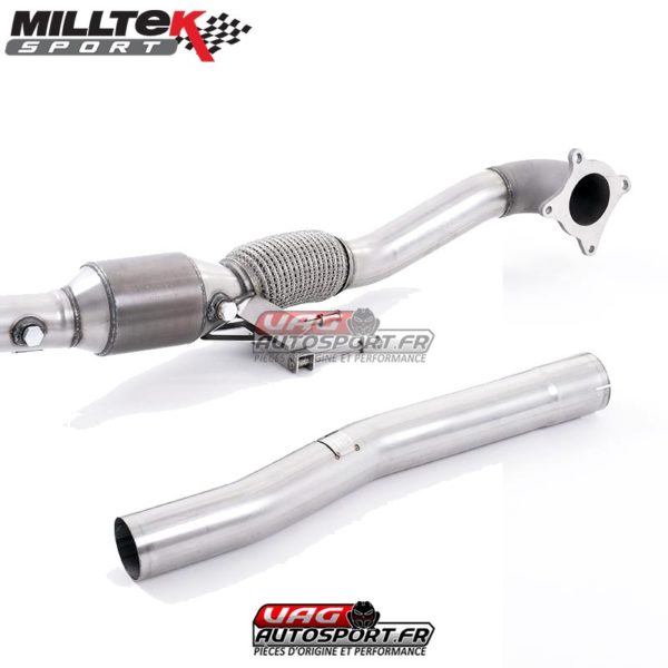 Descente de Turbo moulée avec Cata Sport Hi-Flow HJS 200 CPSI -  SSXAU312 - MilltekSport – Image 4