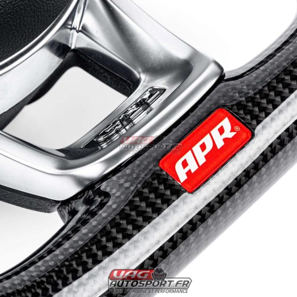 Volant carbone, cuir perforé et surpiqûres rouge APR pour VW Golf 7 GTI DSG - MS100201 – Image 2