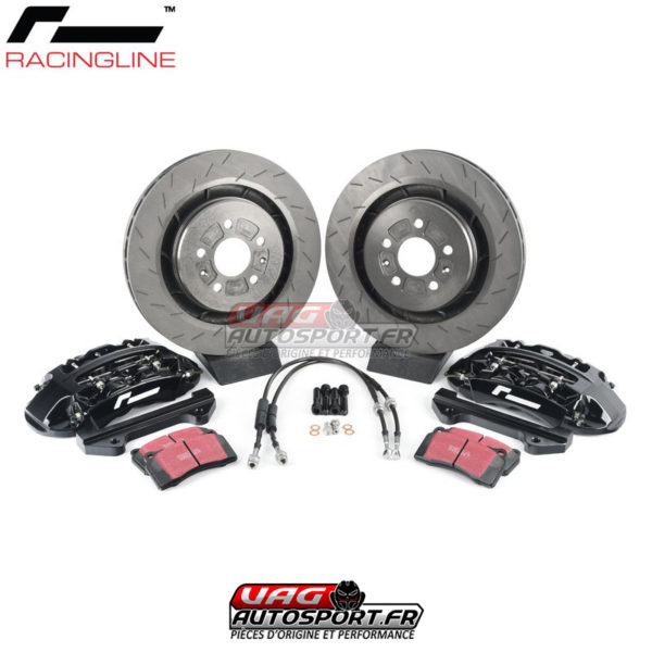 Kit gros freins Racingline 345mm VWR652000-BLK Etriers 4 pistons pour VW Golf 7 & 8 GTI-R / SEAT Leon 3 / AUDI S3 8V 8Y  - RacingLine – Image 2