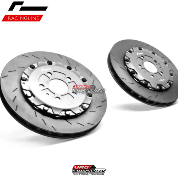 Kit gros freins Etriers 6 Pistons - Rouge - MQB - Disques 380mm Carbone Céramique - VWR651000-RED - RacingLine – Image 5