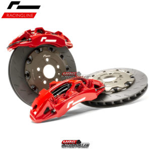 Kit gros freins Etriers 6 Pistons - Rouge - MQB - Disques 380mm Carbone Céramique - VWR651000-RED - RacingLine