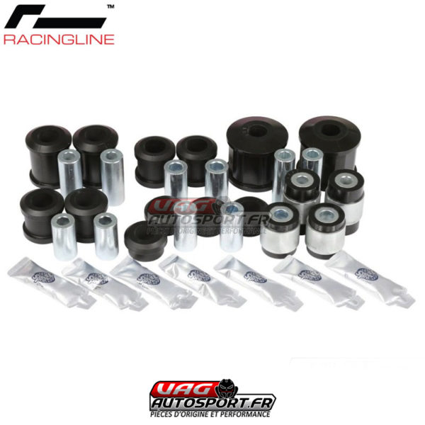 Kit silentblocs suspension arrière - VW Golf 5/6, AUDI A3/S3 8P, SEAT Leon 2, SKODA Octavia 2 - VWR54G5COMP - RacingLine