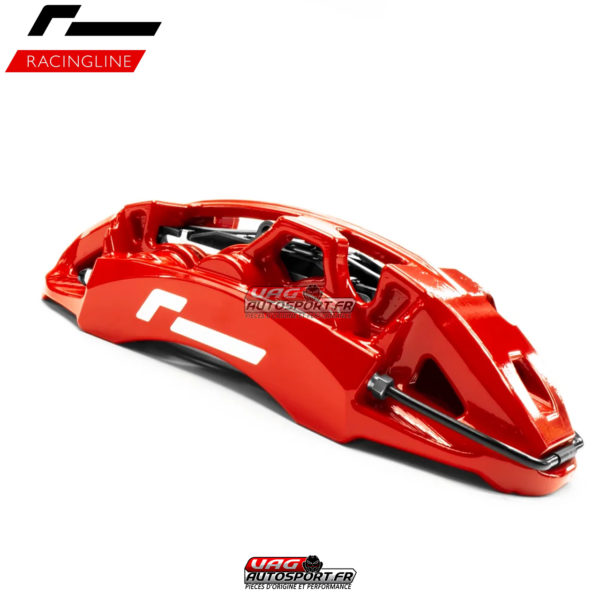 Kit gros freins avant - Etriers 6 Pistons Rouge - Golf 5 Gti / 6R / S3 8P ... - Disques 380mm Carbone Céramique - VWR651001-RED - RacingLine – Image 5