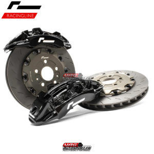 VWR - Kit freinage Stage 3 + pour chassis MQB - Disques 380mm Carbone Ceramique - Etriers 6 Pistons - Noir- VWR651000-BLK - RacingLine