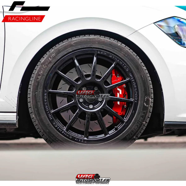 Kit gros freins 345mm et Etriers 4 Pistons - Polo AW & MQB A0 - VWR652002-RED - RacingLine – Image 2