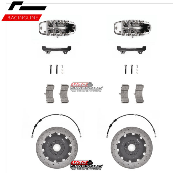 Kit gros freins avant Etriers 6 Pistons - Noir- Disques 380mm - VWR651001-BLK - RacingLine – Image 7
