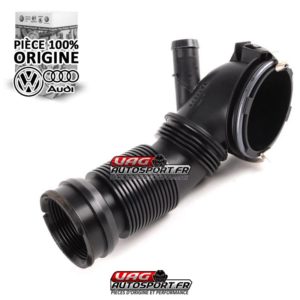 Tubulure d'admission (relie le cache moteur à l'inlet de turbo) - 2.0 TFSI EA113 K04 - Pièce 100% origine Volkswagen / Audi