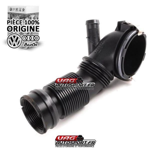 Tubulure d'admission (relie le cache moteur à l'inlet de turbo) - 2.0 TFSI EA113 K04 - Pièce 100% origine Volkswagen / Audi