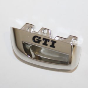 Capuchon de Clé GTI  - Chrome et Noir - Couvre-Clé de Voiture - 100% origine VW - 5G0959893FOD_A_B