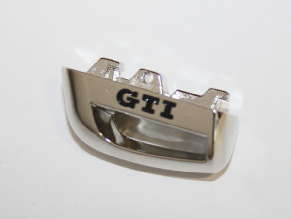 Capuchon de Clé GTI  - Chrome et Noir - Couvre-Clé de Voiture - 100% origine VW - 5G0959893FOD_A_B