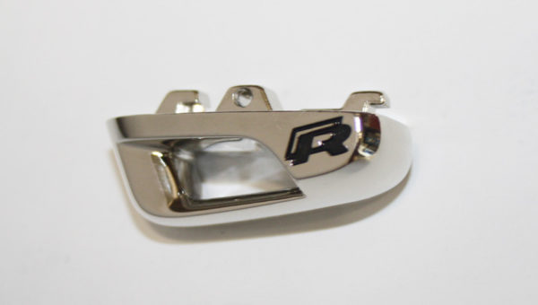 Capuchon de Clé VW GOLF 7R- Chrome et Noir - Couvre-Clé de Voiture - 100% origine VW - 5G0959893BFOD