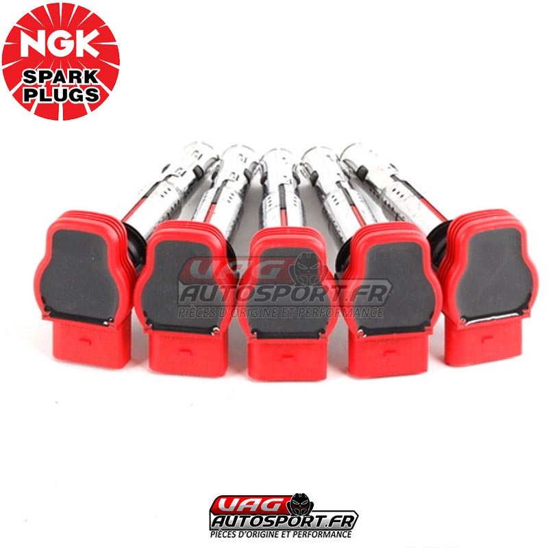 Bobines d’allumage renforcées NGK Audi R8 pour moteurs 2.5 TFSI (PACK de 5)