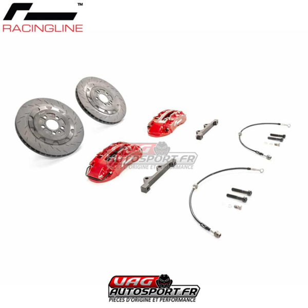 Kit gros frein Avant Racingline Acier - Plateforme VAG MQB & MQB EVO - 4 pistons 345x28mm - VWR652000-RED Stage 2 Evo – Image 4