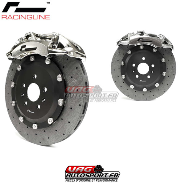 Kit gros frein avant Stage 3+ Carbone Céramique- Etriers 6 pistons & Disques 380mm - MQB / MQB EVO - VWR651000 - RacingLine – Image 2