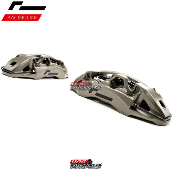Kit gros frein avant Stage 3+ Etriers 6 pistons anodisés & Disques carbone céramique 380mm - MQB / MQB EVO - VWR651000-ANO - RacingLine – Image 3