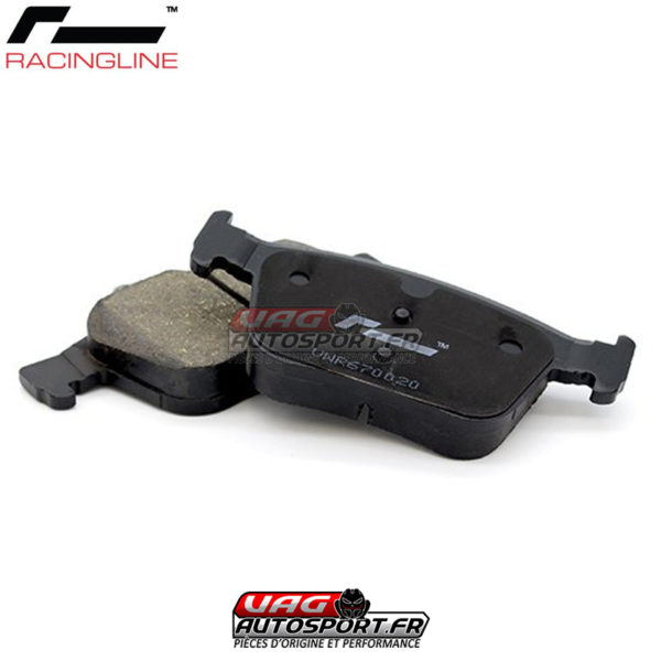 Jeu de plaquettes + disques de frein arrière 310 x 22 mm - Carbone - Racingline - VWR680020 - VAG MQB – Image 2