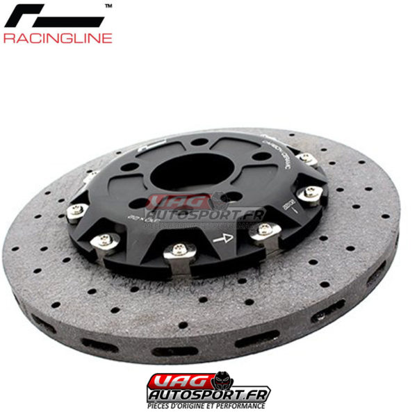 Jeu de plaquettes + disques de frein arrière 310 x 22 mm - Carbone - Racingline - VWR680020 - VAG MQB – Image 5