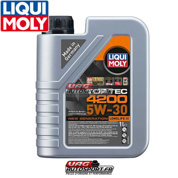 Huile Moteur 5W30 Longlife 3 - LIQUIMOLY - Idéale pour Moteurs 1.9 TDI et 2.0 TDI - Norme VAG 504.00/507.00