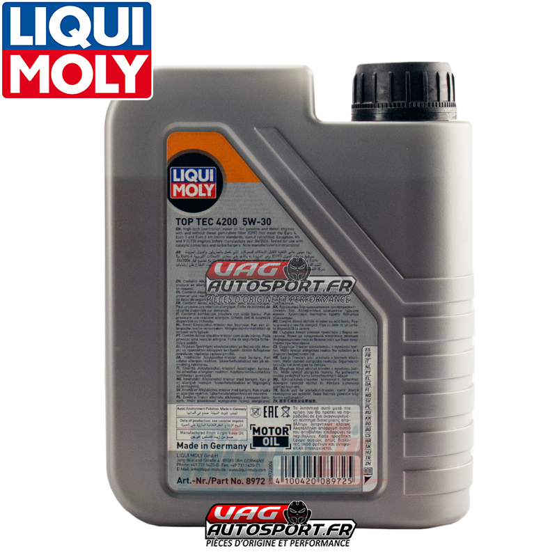 Huile Moteur 5W30 Longlife 3 - LIQUIMOLY - Idéale pour Moteurs 1.9 TDI et  2.0 TDI - Norme VAG 504.00/507.00 — Vag Autosport