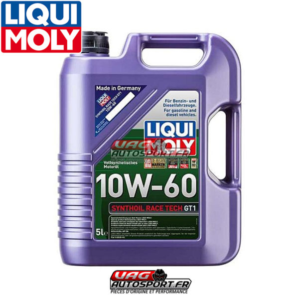 Huile SYNTHOIL RACE TECH GT1 - 10W60 - 100% synthèse - 5 LITRES - Liqui Moly – Image 3
