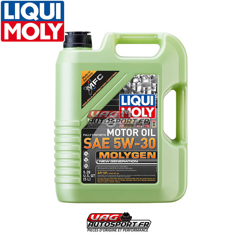 Huile moteur 5W30 - 100% synthèse - 5 LITRES - Molygen New Generation -  Liqui Moly — Vag Autosport