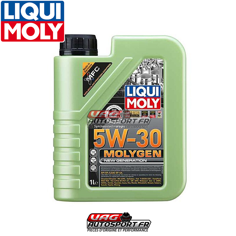 Huile moteur 5W30 - 100% synthèse - 1 LITRE - Molygen New Generation -  Liqui Moly
