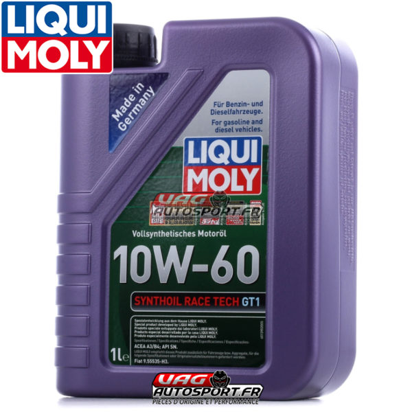 Huile SYNTHOIL RACE TECH GT1 - 10W60 - 100% synthèse - 1 LITRE - Liqui Moly – Image 5