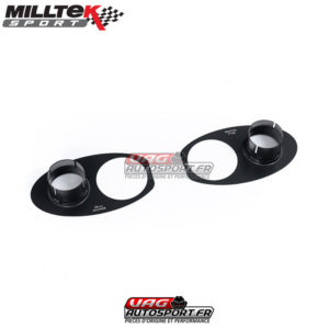 Caches de finition pour sorties Cerakote Black - AUDI RS6 et RS7 - 4.0 TFSI - SSXAU905 - Milltek