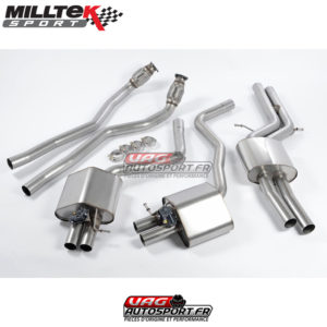 Demi-ligne (CatBack) - Avec silencieux intermédiaire - Homologuée CE - Avec systeme ValveSonic -4 .0 TFSI -SSXAU364 - Milltek