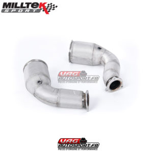 Descentes de Turbo + Décata et protections thermiques  - AUDI RS4 B9 - 2.9 TFSI - SSXAU816 - Milltek
