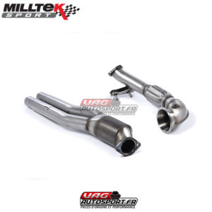 Downpipe 100 mm avec CataSport- Audi RS3 Sportback (8V MQB) - Avant restylage (2015-2017) - SSXAU587 - Milltek