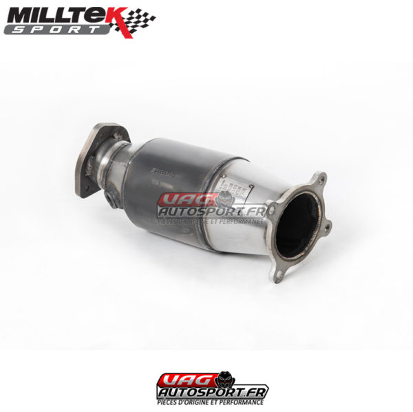 Downpipe + CataSport Hi-Flow HJS 200 CPSI - Audi A4 2.0 TFSI B9 Quattro (2016+) - SSXAU744 - Milltek