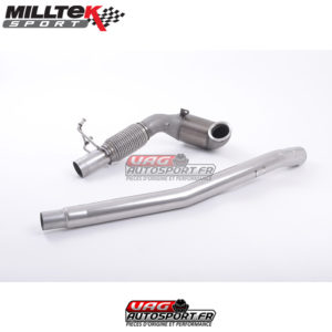 Downpipe + CataSport Hi-Flow - Montage avec ligne origine - Audi TT Mk3 TTS 2.0 TFSI Quattro - Sans FAP (2015-2018) - SSXAU586 - Milltek