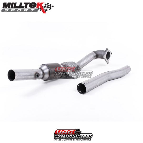 Downpipe + CataSport Hi-Flow - Montage obligatoire avec ligne Milltek - Audi TT Mk2 2.0 TFSi 2WD (2006-2011) - SSXAU348 - Milltek