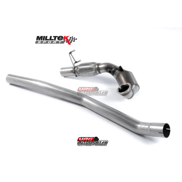 Downpipe avec CataSport Hi-Flow  - Audi TT Mk3 TTS 2.0 TFSI Quattro - Sans FAP (2015-2018) - SSXAU582 - Milltek
