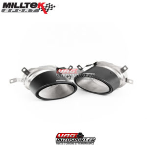 Embouts Carbone pour remplacement embouts sorties origine  - Audi RS6 C7 4.0 TFSI Bi-Turbo / Performance Edition (2013-2018) - SSXAU866 - Milltek