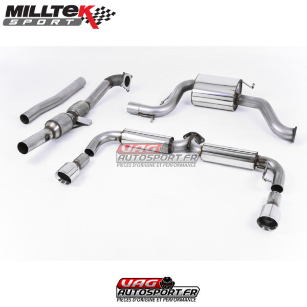 Ligne Complète - Cata Sport Race 200CPSI - Race 76 mm - VW Golf Mk6 GTi Edition 35 (2011-2012) - SSXVW178 - Milltek