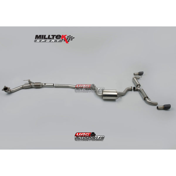 Ligne Complète - CataSport Race 200 CPSI - Race 76mm - VW Golf Mk6 GTi 2.0 TSI 210cv (2009-2013) - SSXVW187 - Milltek
