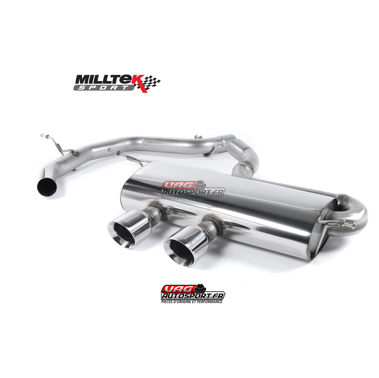 Ligne après cata – Look R32 – Sorties Dual GT100 – VW Golf Mk5 GTi 2.0 TFSI EA113 – SSXVW168 – Milltek