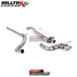 Ligne après cata - Sans intermédiaire - Sorties Twin GT80 - Seat Ibiza Cupra / Bocanegra 1.4 TSI 180cv (2009-2015) - SSXSE152 - Milltek