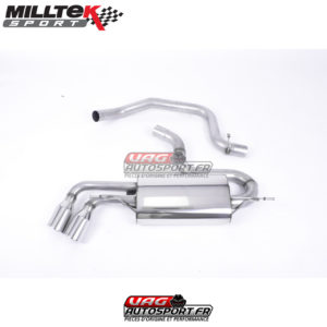 Catback inox - Audi TT Mk2 2.0 TFSi  - SSXAU145 - Milltek